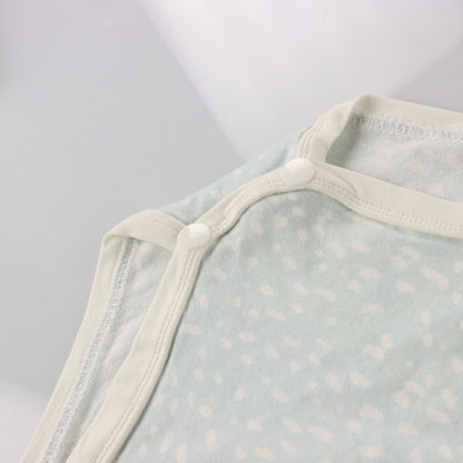 Mint Spots Long Sleeve Cotton Baby Onesie